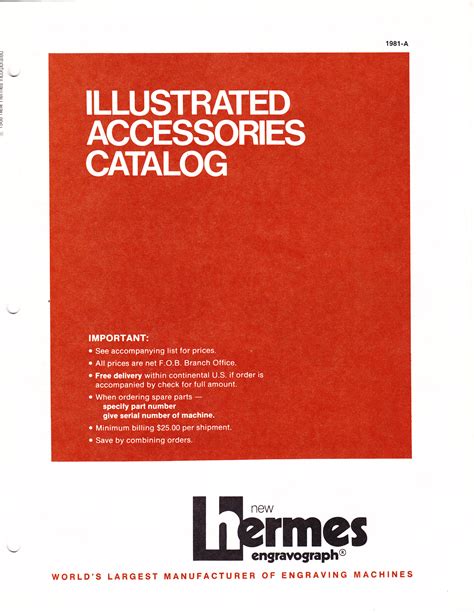 new hermes parts catalog